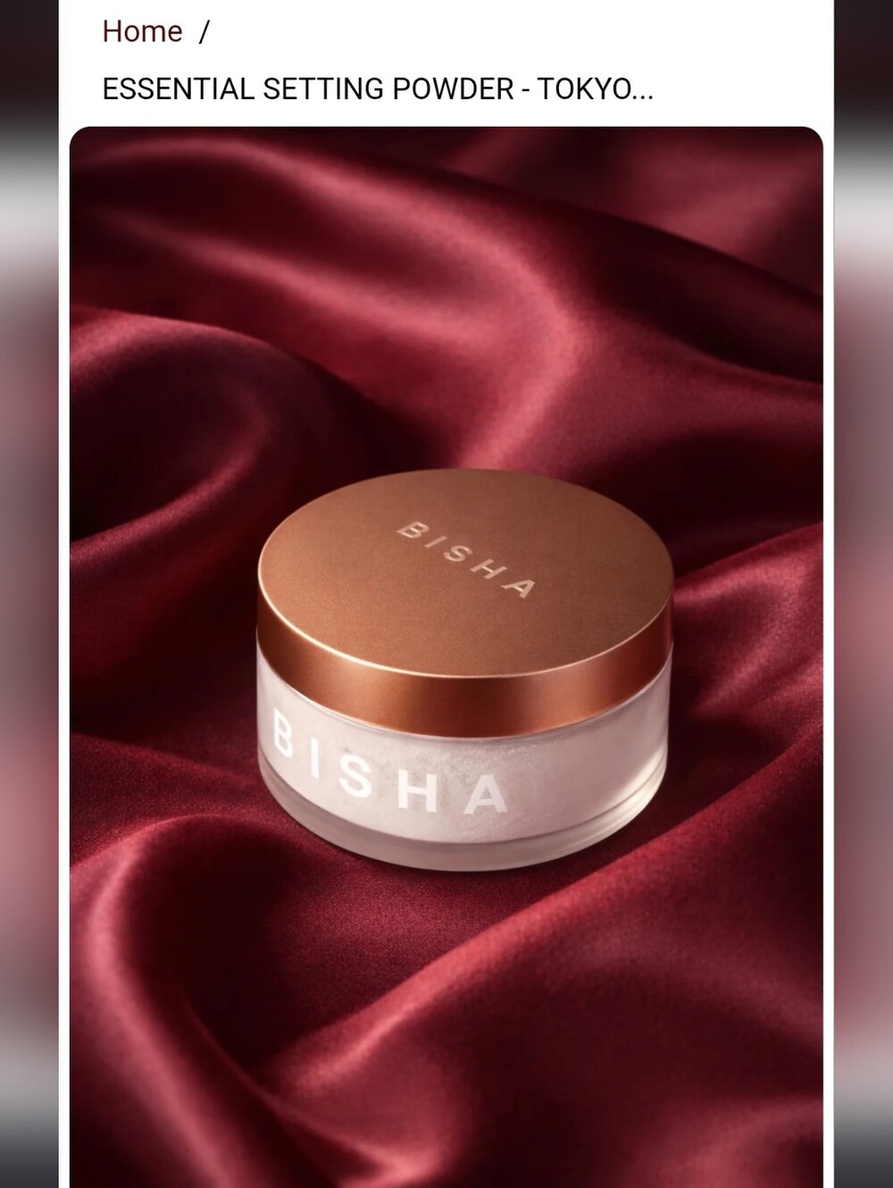 BISHA The Essential Setting Powder - Tokyo Translucent - Picture 5 of 5